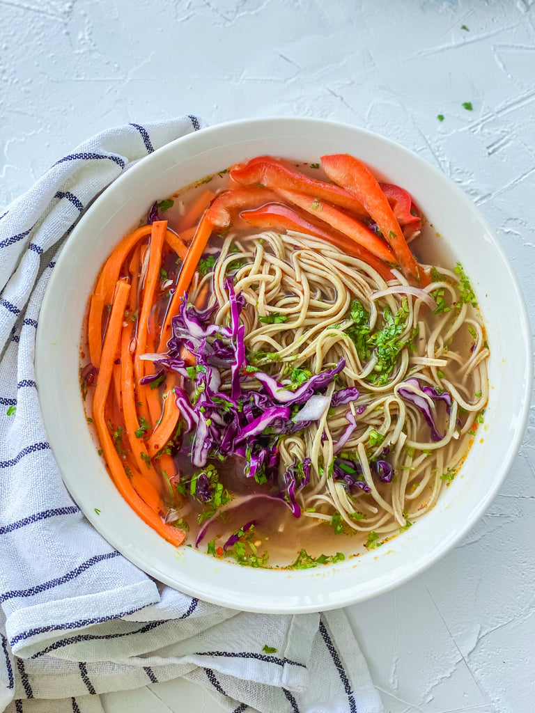 A Rainy Day Special - Edamame Noodle Broth