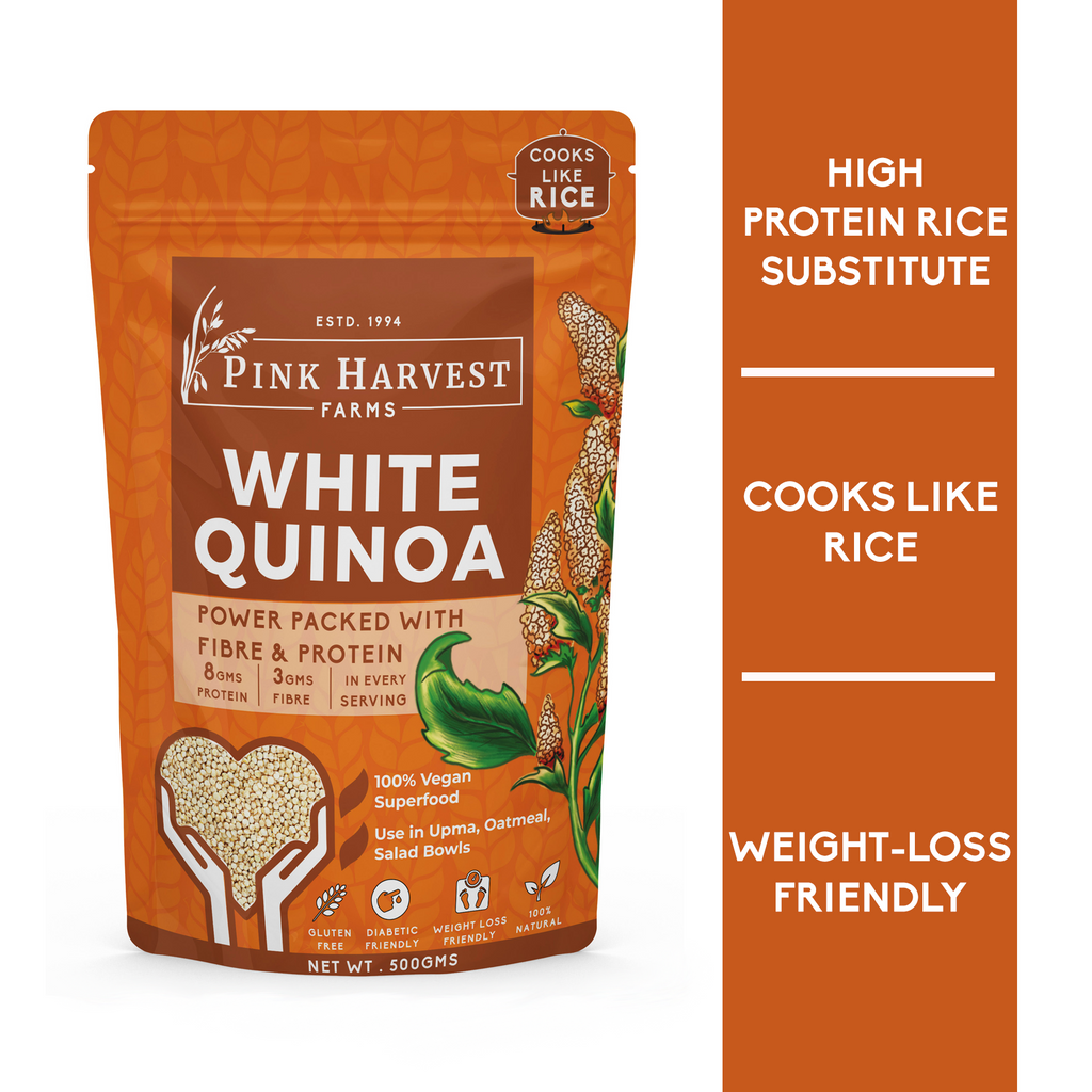 White Quinoa, Weight Loss, High Protein, Vegan, Gluten Free , High Fiber, Superfood, Diabetic friendly